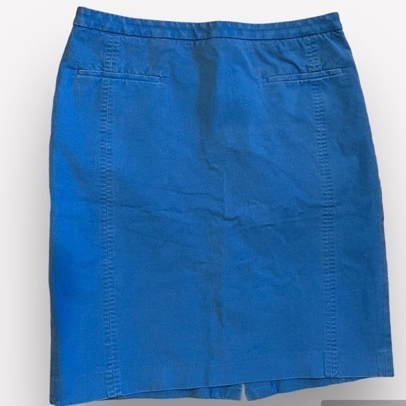 🍕🍓Banana Republic Cornflower Blue Pencil Skirt – Size 8 - Picture 1 of 6
